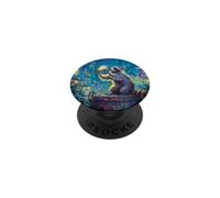 Trash Panda Raccoon Drinking Soda Urban Wildlife PopSockets Adhesive PopGrip