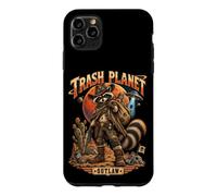 Trash Planet Outlaw Raccoon Cosmic Adventure Humor Case for iPhone 11 Pro Max