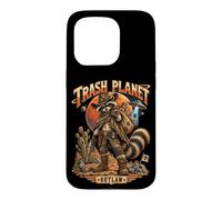 Trash Planet Outlaw Raccoon Cosmic Adventure Humor Case for iPhone 15 Pro