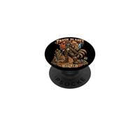Trash Planet Outlaw Raccoon Cosmic Adventure Humor PopSockets Adhesive PopGrip