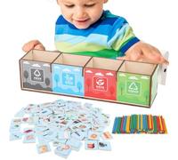 Trash Sorting Toys | Recycle Sorting Early Education Toy - Multifunctional Interactive Kids Play Set, Interactive Kids Play for Fun Activities