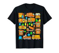 Trash Trucks Garbage Collection Truck Dustcarts Bins Boys T-Shirt