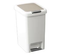 Trashbin | Small Pedal Trash Can | Odor-Proof Soft Close Garbage Bin | Soft Close Waste Container | Compact Step Trash Bin For Bathroom And Kitchen At Home, Work Or Dorm Waste Management Solution