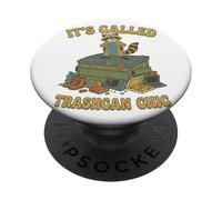 Trashcan Chic Funny Raccoon PopSockets Adhesive PopGrip