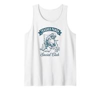 Trashed Panda Social Club - Funny Drunk Raccoon Meme Tank Top