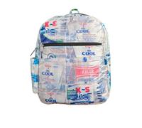 Trashy Bags Africa Rucksack - Travel Backpack - Water Resistant - Made from Upcycled Plastic Waste - Perfect for Work and Gym - Cabin Size Approved