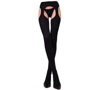 Trasparenze strip panty, Cortina, suspender panty hose, see through, black