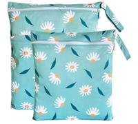 TRASUN Wet bag (Holiday Style, 2 pack, Chrysanthemum 2)