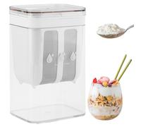 Trasylph Minimalist 1100ML Yogurt Strainer, Fine Mesh Bag, Lid And Scale Mark, Greek Yogurt, Soybean Milk, Kefir, Berries, Soup, Fruit Juice, Coffee