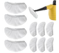 Trasylph Universal Microfiber Cloths for Handheld Steam Cleaner, Steam Mop Pads Replacement Compatible with Steam Shot, Steamer, Comforday, PurSteam, Washable Rags(10pcs)
