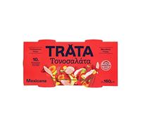 Trata Greek Tuna Salad Mexicana Net Weight 1920gr (12 Easy Open tin cans of 160g Each)