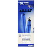 Tratto Pens with Synthetic Tip 0.5 mm Color Cobalt Blue 12 pcs