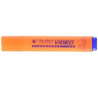 Tratto Video 830203 - Pack of 12 Fluorescent Markers, Orange