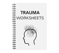 Trauma Journal - Healing Trauma Guide, Journal for Emotional Wellbeing, Alleviate Stress &, Easy-to-Use Reflective Tool, Journals Accessory for School, Outdoor, Business Trip