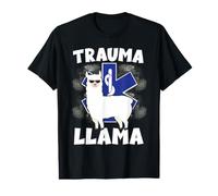 Trauma Llama Paramedic Rescue Service Value Graphic T-Shirt