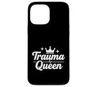 Trauma Queen Nurse Life Funny Medical Script Design Case for iPhone 13 Pro Max
