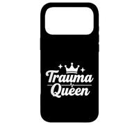 Trauma Queen Nurse Life Funny Medical Script Design Case for iPhone 17 Pro Max