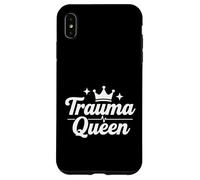 Trauma Queen Nurse Life Funny Medical Script Design Case for iPhone XS Max