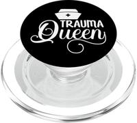 Trauma Queen Nurse | Nurse PopSockets PopGrip for MagSafe