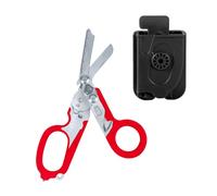 Trauma Scissors 6-in-1 Multifunctional Folding Scissors, Ideal for Emergency Services or Professional use in Everyday tasks,Pink