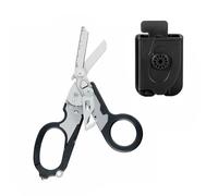 Trauma Scissors 6-in-1 Multifunctional Folding Scissors, Ideal for Professional use in Emergency Services or Everyday tasks, Black