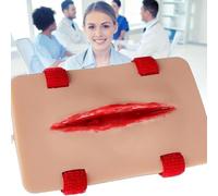 Trauma Simulation Wound Practice Model, Wound Packing Task Trainer with Wearable Design, Reusable & Hemostasis First Aid Practice, Basic Bleed Training Kit for Medical Classes