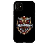 Trauma Surgeon Caduceus Surgery Surgical Doctor MD Physician Case for iPhone 11