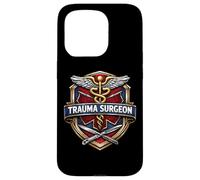 Trauma Surgeon Caduceus Surgery Surgical Doctor MD Physician Case for iPhone 15 Pro