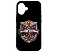 Trauma Surgeon Caduceus Surgery Surgical Doctor MD Physician Case for iPhone 16