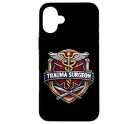 Trauma Surgeon Caduceus Surgery Surgical Doctor MD Physician Case for iPhone 16 Plus