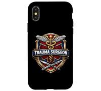 Trauma Surgeon Caduceus Surgery Surgical Doctor MD Physician Case for iPhone X/XS