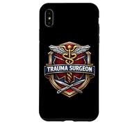 Trauma Surgeon Caduceus Surgery Surgical Doctor MD Physician Case for iPhone XS Max