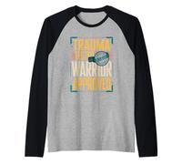 Trauma Tested Warrior Approved PTSD Awareness Raglan Baseball Tee
