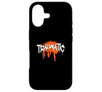 Traumatic - Bold Urban Graffiti Aesthetic Backprint Case for iPhone 17