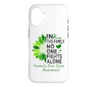 Traumatic Brain Awareness sunflower support Traumatic Brain Case for iPhone 16