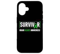 Traumatic Brain Injury Awareness - Brain Injury survivor Case for iPhone 16