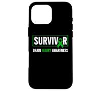 Traumatic Brain Injury Awareness - Brain Injury survivor Case for iPhone 16 Pro Max