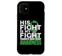 Traumatic Brain Injury Awareness TBI Awareness Green apparel Case for iPhone 11