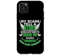 Traumatic Brain Injury Awareness TBI Green Ribbon Men Women Case for iPhone 11 Pro Max