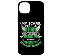 Traumatic Brain Injury Awareness TBI Green Ribbon Men Women Case for iPhone 14 Plus
