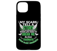 Traumatic Brain Injury Awareness TBI Green Ribbon Men Women Case for iPhone 15 Plus