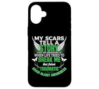 Traumatic Brain Injury Awareness TBI Green Ribbon Men Women Case for iPhone 16 Plus