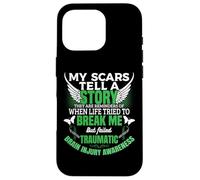 Traumatic Brain Injury Awareness TBI Green Ribbon Men Women Case for iPhone 16 Pro