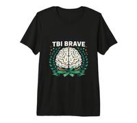 Traumatic Brain Injury Awareness | TBI Survivor Brave Premium T-Shirt