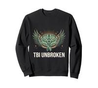 Traumatic Brain Injury Awareness | TBI Survivor Unbroken Sweatshirt