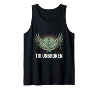 Traumatic Brain Injury Awareness | TBI Survivor Unbroken Tank Top