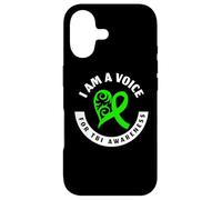 Traumatic Brain Injury Green Band Language Support Case for iPhone 17