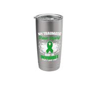 Traumatic Brain Injury May Invisible Support TBI Survivor Stainless Steel Insulated Tumbler