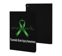 Traumatic Brain Injury Survivor Heartbeat Tablet Case Compatible with ipad 2019/2020/2021(10.2in) Protective Case Cover Tablet Stand Cover