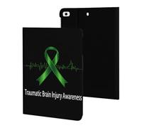 Traumatic Brain Injury Survivor Heartbeat Tablet Case Compatible with ipad Mini 1/2/3/4/5 (7.9in) Protective Case Cover Tablet Stand Cover